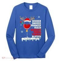 Dasher Dancer Prancer Vixen Moscato Vodka Tequila Blitzen Gift Long Sleeve Shirt thumb 0