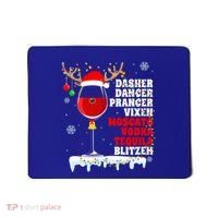 Dasher Dancer Prancer Vixen Moscato Vodka Tequila Blitzen Gift Mousepad thumb 0