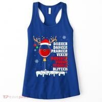Dasher Dancer Prancer Vixen Moscato Vodka Tequila Blitzen Gift Women's Tank Top thumb 0
