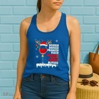 Dasher Dancer Prancer Vixen Moscato Vodka Tequila Blitzen Gift Women's Tank Top thumb 2