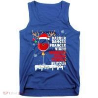 Dasher Dancer Prancer Vixen Moscato Vodka Tequila Blitzen Gift Tank Top thumb 0