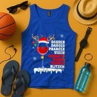 Dasher Dancer Prancer Vixen Moscato Vodka Tequila Blitzen Gift Tank Top thumb 4