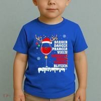 Dasher Dancer Prancer Vixen Moscato Vodka Tequila Blitzen Gift Toddler T-Shirt thumb 2