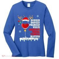 Dasher Dancer Prancer Vixen Moscato Vodka Tequila Blitzen Gift Women's Long Sleeve Shirt thumb 0