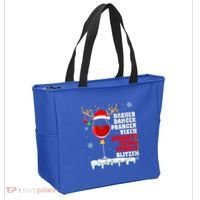 Dasher Dancer Prancer Vixen Moscato Vodka Tequila Blitzen Gift Tote Bag thumb 2