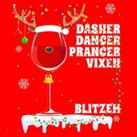 Dasher Dancer Prancer Vixen Moscato Vodka Tequila Blitzen Gift Santa Hat thumb 1