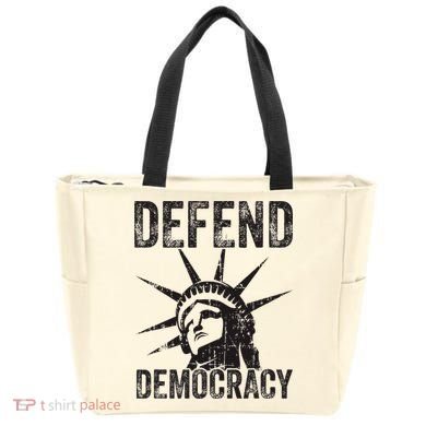 Defend Democracy Protect Voting Rights Save Vote Election Tote Bag