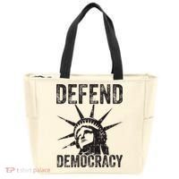 Defend Democracy Protect Voting Rights Save Vote Election Tote Bag thumb 0