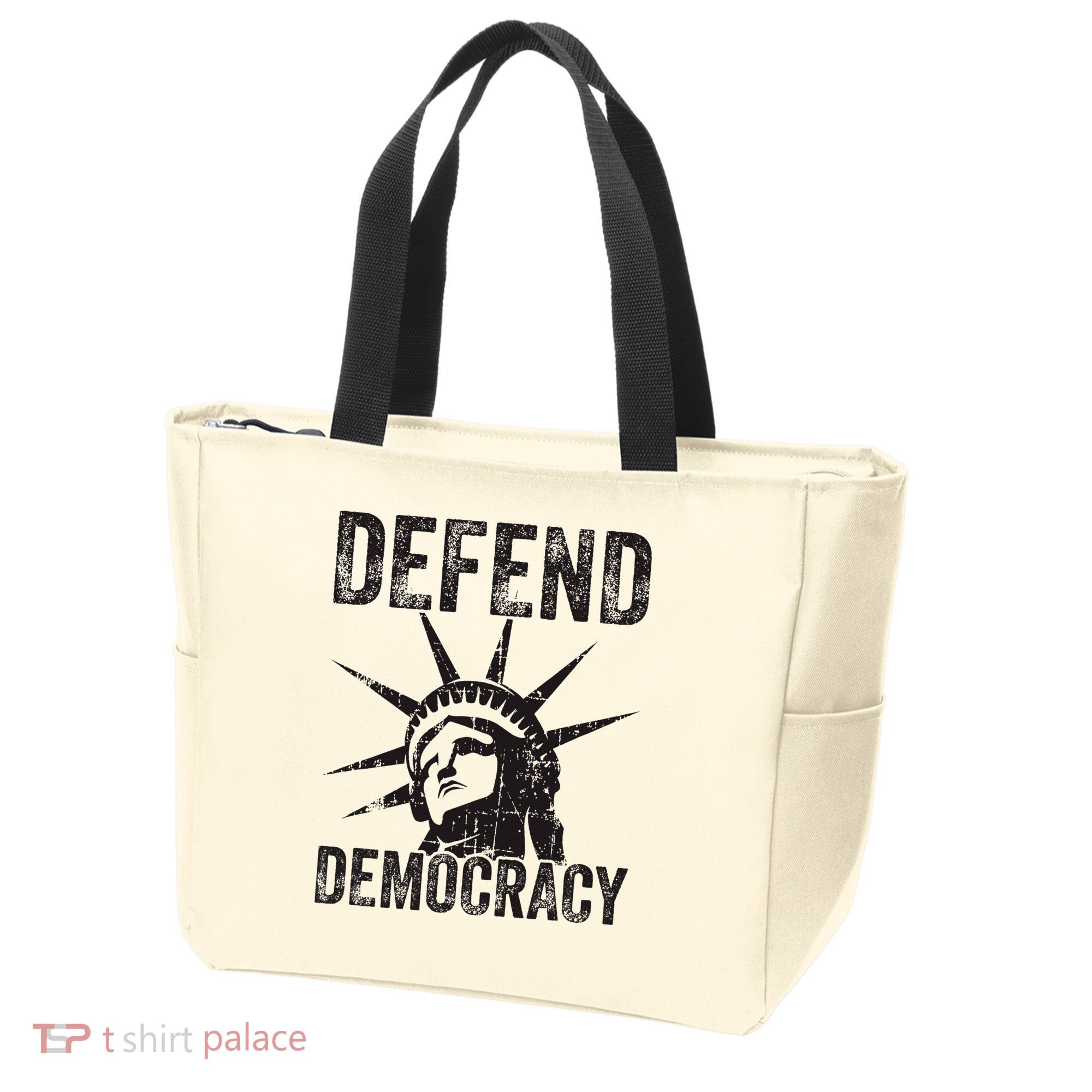 Defend Democracy Protect Voting Rights Save Vote Election Tote Bag