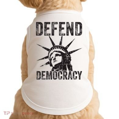 Defend Democracy Protect Voting Rights Save Vote Election Doggie Tank