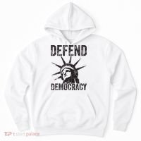 Defend Democracy Protect Voting Rights Save Vote Election Hoodie thumb 0