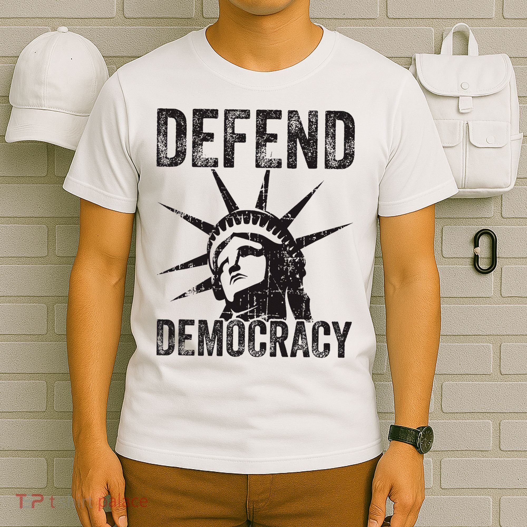 Defend Democracy Protect Voting Rights Save Vote Election T-Shirt