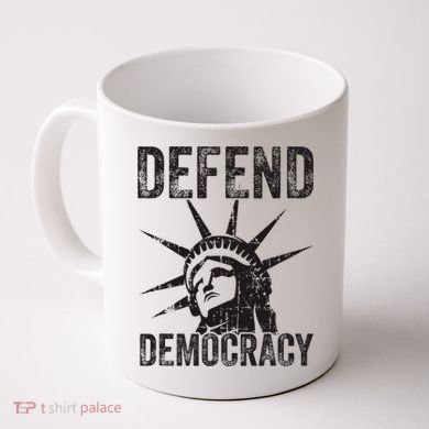 Defend Democracy Protect Voting Rights Save Vote Election Coffee Mug