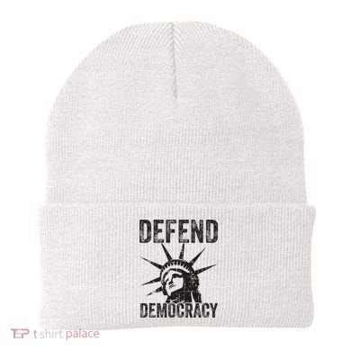 Defend Democracy Protect Voting Rights Save Vote Election Beanie