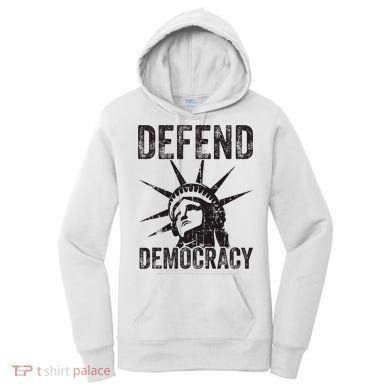Defend Democracy Protect Voting Rights Save Vote Election Women's Hoodie