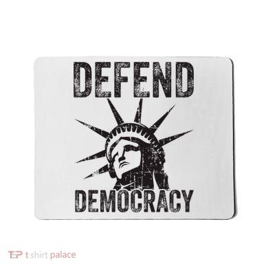 Defend Democracy Protect Voting Rights Save Vote Election Mousepad