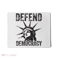 Defend Democracy Protect Voting Rights Save Vote Election Mousepad thumb 0
