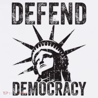 Defend Democracy Protect Voting Rights Save Vote Election Mousepad thumb 1