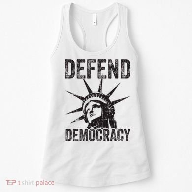 Defend Democracy Protect Voting Rights Save Vote Election Women's Tank Top