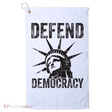 Defend Democracy Protect Voting Rights Save Vote Election Golf Towel