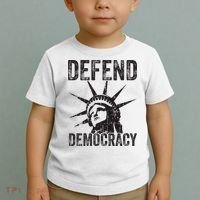 Defend Democracy Protect Voting Rights Save Vote Election Toddler T-Shirt thumb 2