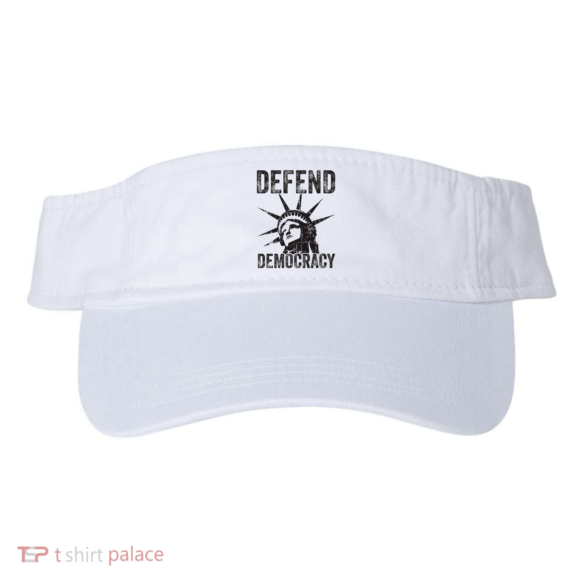 Defend Democracy Protect Voting Rights Save Vote Election Visor