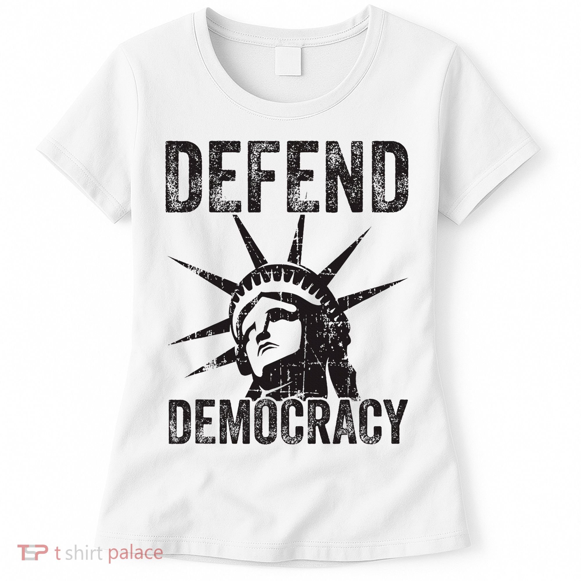 Defend Democracy Protect Voting Rights Save Vote Election Women's T-Shirt