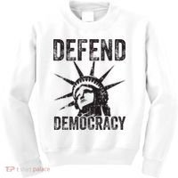Defend Democracy Protect Voting Rights Save Vote Election Kids Sweatshirt thumb 0