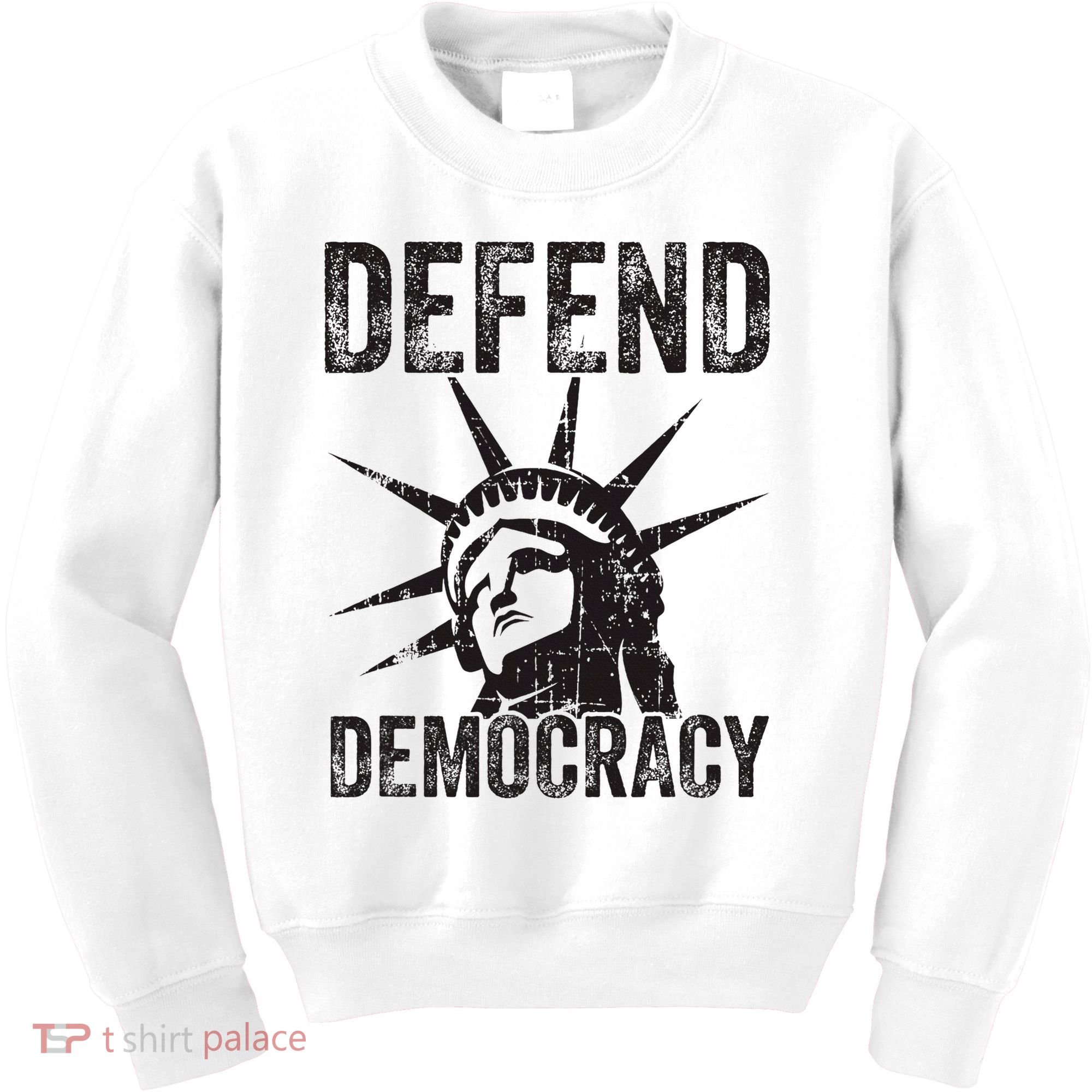 Defend Democracy Protect Voting Rights Save Vote Election Kids Sweatshirt
