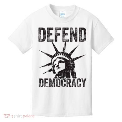 Defend Democracy Protect Voting Rights Save Vote Election Kids T-Shirt