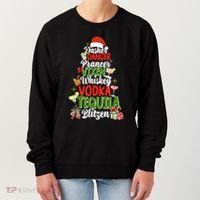 Dasher Dancer Prancer Vixen Moscato Vodka Tequila Blitzen Women's Sweatshirt thumb 0