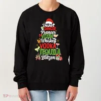 Dasher Dancer Prancer Vixen Moscato Vodka Tequila Blitzen Women's Sweatshirt thumb 0