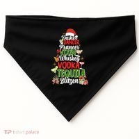 Dasher Dancer Prancer Vixen Moscato Vodka Tequila Blitzen USA-Made Doggie Bandana thumb 0