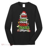 Dasher Dancer Prancer Vixen Moscato Vodka Tequila Blitzen Long Sleeve Shirt thumb 0