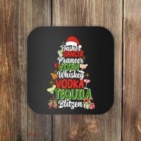Dasher Dancer Prancer Vixen Moscato Vodka Tequila Blitzen Coaster thumb 0
