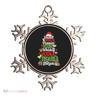 Dasher Dancer Prancer Vixen Moscato Vodka Tequila Blitzen Ornament