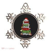 Dasher Dancer Prancer Vixen Moscato Vodka Tequila Blitzen Ornament thumb 0