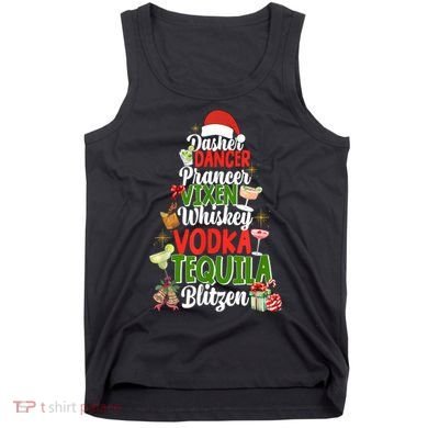 Dasher Dancer Prancer Vixen Moscato Vodka Tequila Blitzen Tank Top