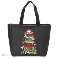 Dasher Dancer Prancer Vixen Moscato Vodka Tequila Blitzen Tote Bag thumb 0
