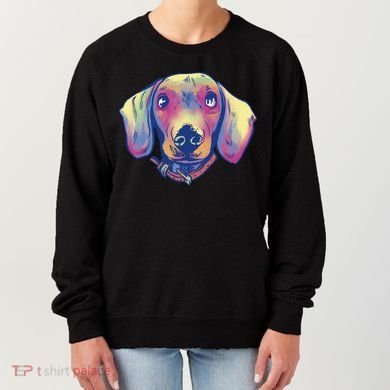 Dachshund Dog Portrait Women's Sweatshirt