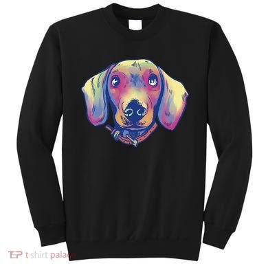 Dachshund Dog Portrait Sweatshirt