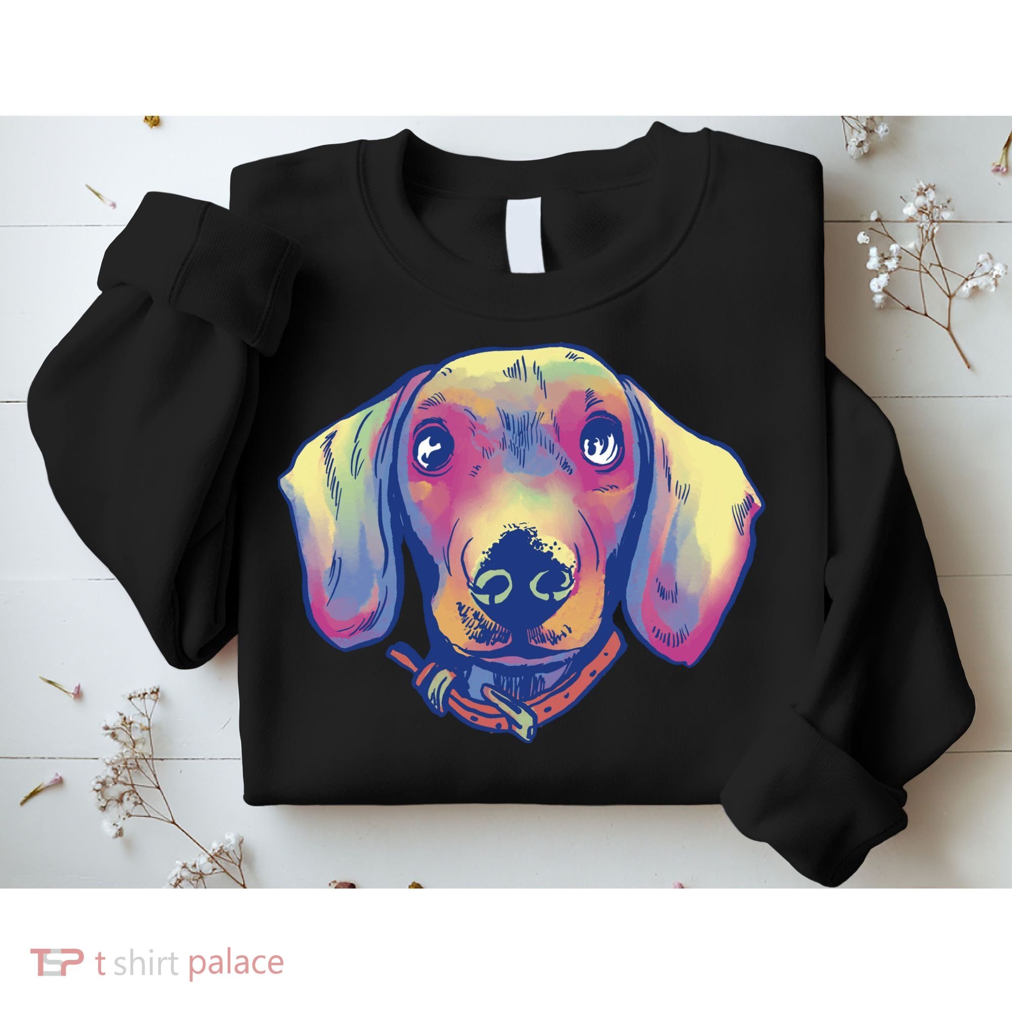 Dachshund Dog Portrait Sweatshirt