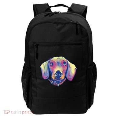 Dachshund Dog Portrait Backpack