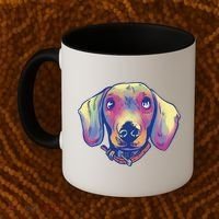 Dachshund Dog Portrait Coffee Mug thumb 2