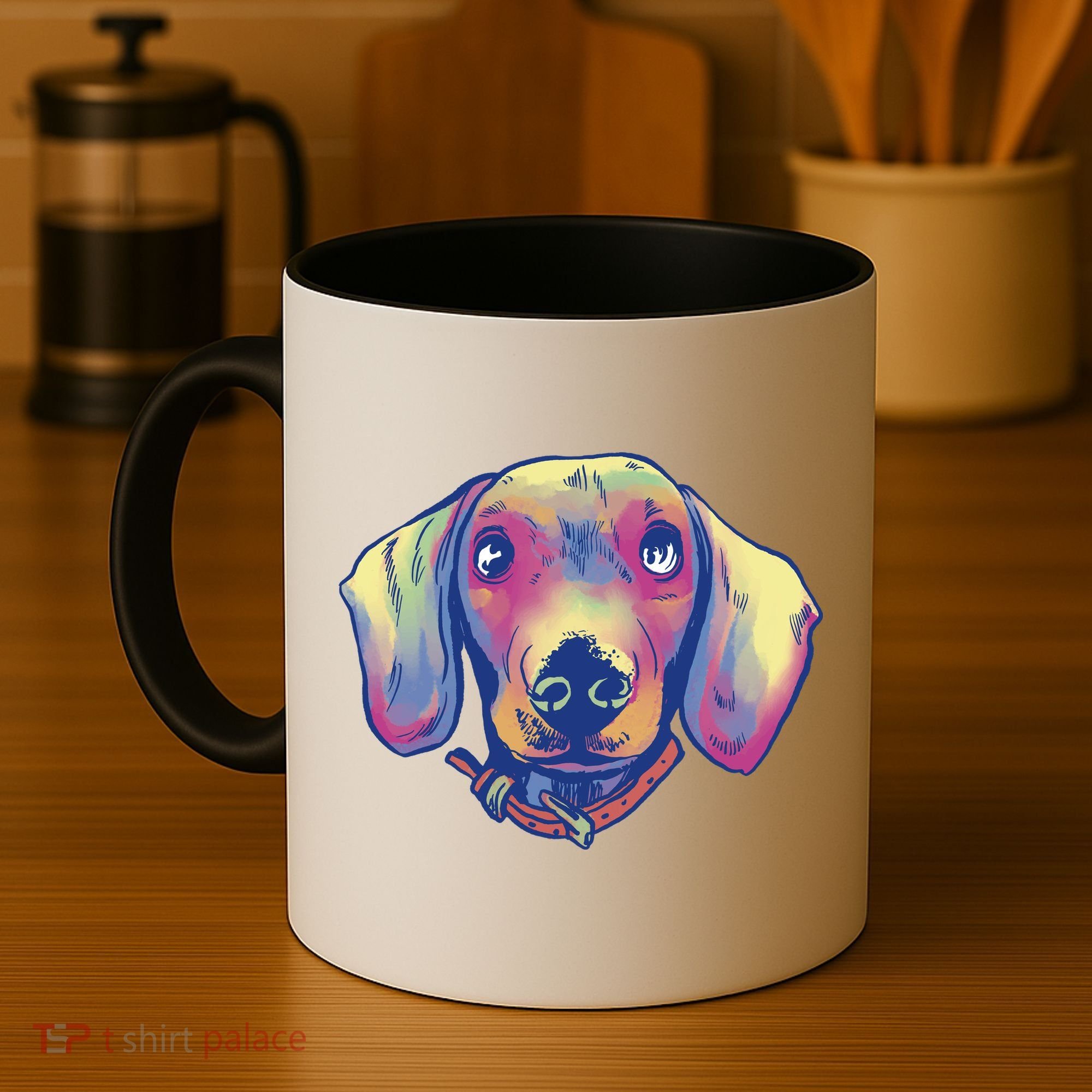 Dachshund Dog Portrait Coffee Mug