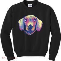 Dachshund Dog Portrait Kids Sweatshirt thumb 0