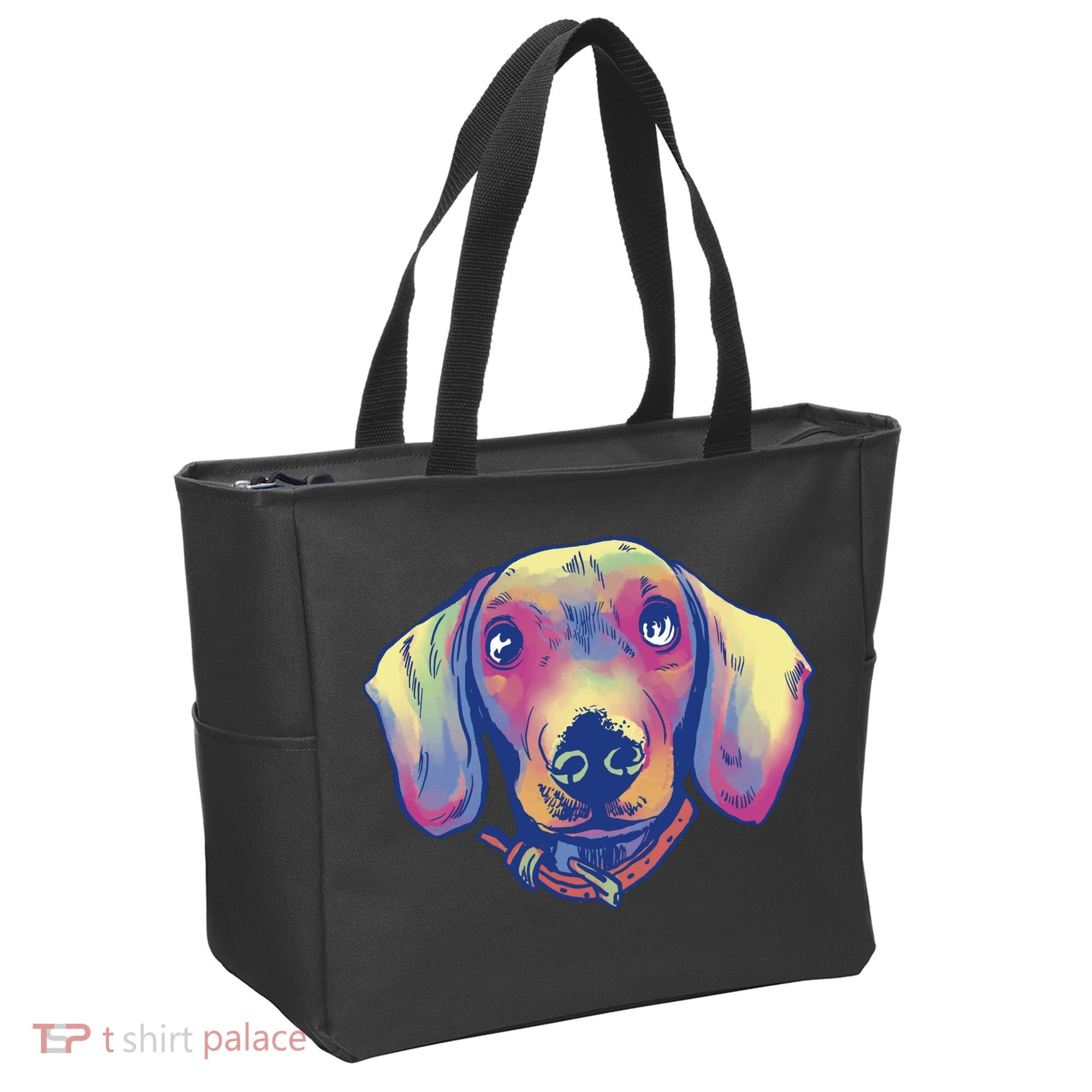 Dachshund Dog Portrait Tote Bag