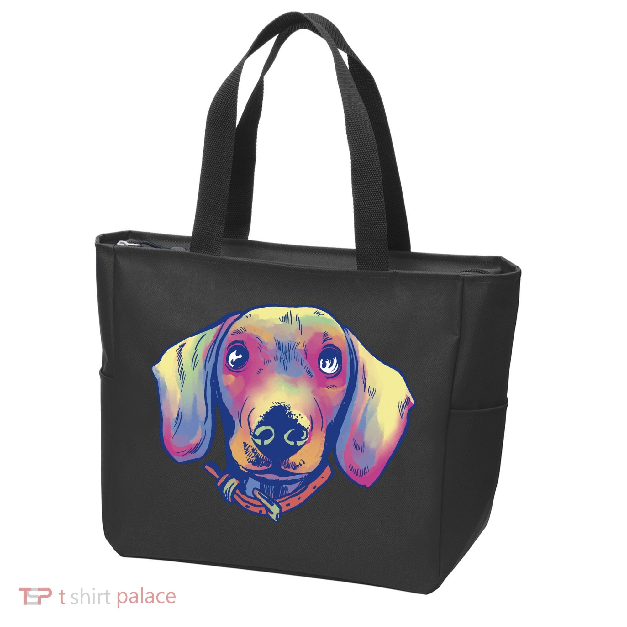 Dachshund Dog Portrait Tote Bag