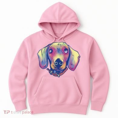 Dachshund Dog Portrait Hoodie
