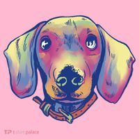 Dachshund Dog Portrait Baby Bodysuit thumb 2
